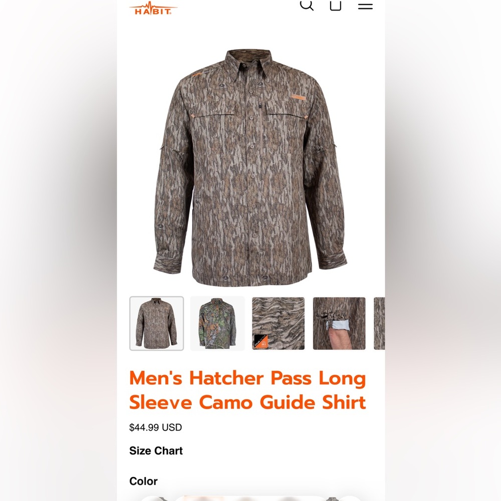 Men's Habit Camo Guide Shirt